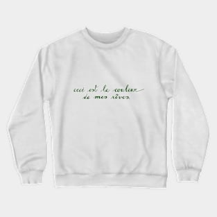 Color of my Dreams Surrealism Minimalist Crewneck Sweatshirt